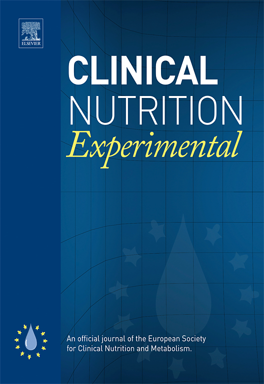 Go to journal home page - Clinical Nutrition Experimental